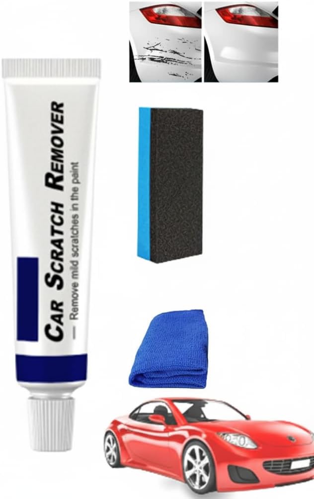 Professional Car Scratch Repair Agent, Car Removal Kit, Scratch Remover, Auto Body Compound Polishing Grinding Paste, Fast Fine Scratch Repair, Body Compound Scratch Remover (1pc 80g)