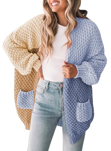 Pink Queen Knit Cardigans for Women Cute Color Block Checkered