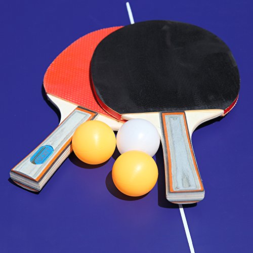 Hathaway Bg2305 Crossover 60-In Folding Portable Table Tennis Table – Perfect Small Space Solution, Blue, 60" #TOP7