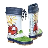 Die Regenschuhe sind aus unbedenklichem, strapazierfähigem Naturgummi gefertigt und innen mit Textil ausgekleidet