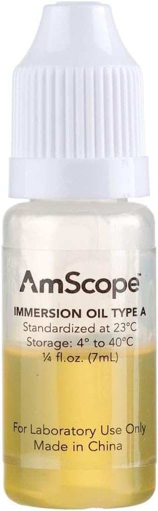 AmScope ML-A-A Microscope Immersion Oil, 1/4 Oz