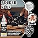 4oz Liquid Solder Flux, Water-Based No-Clean Flux for Electronics Soldering, Lead-Free Liquid Flux Soldering Tools for SMD/BGA/IC/PCB Repairing, Stained Glass Repair Solder Work
