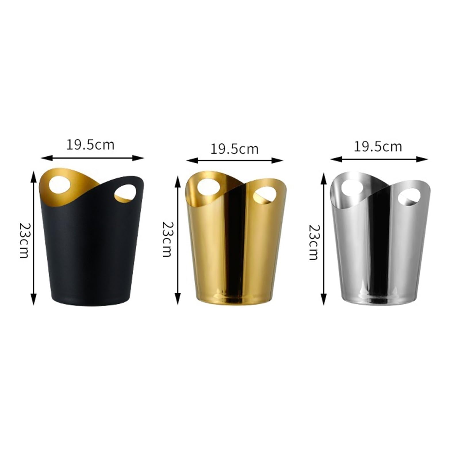 Cubitera Hielo Tina de bebidas con cubo hielo acero inoxidable for fiestas en bares Ice Cube Maker(Gold)