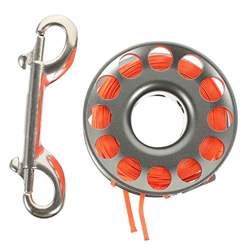 HEMOTON 1 Roll Signal Buoy Reel Portable Guide Line Spool for Diving Essential Underwater Equipment for Technical Wreck Diving Smooth Surface for Easy Handling