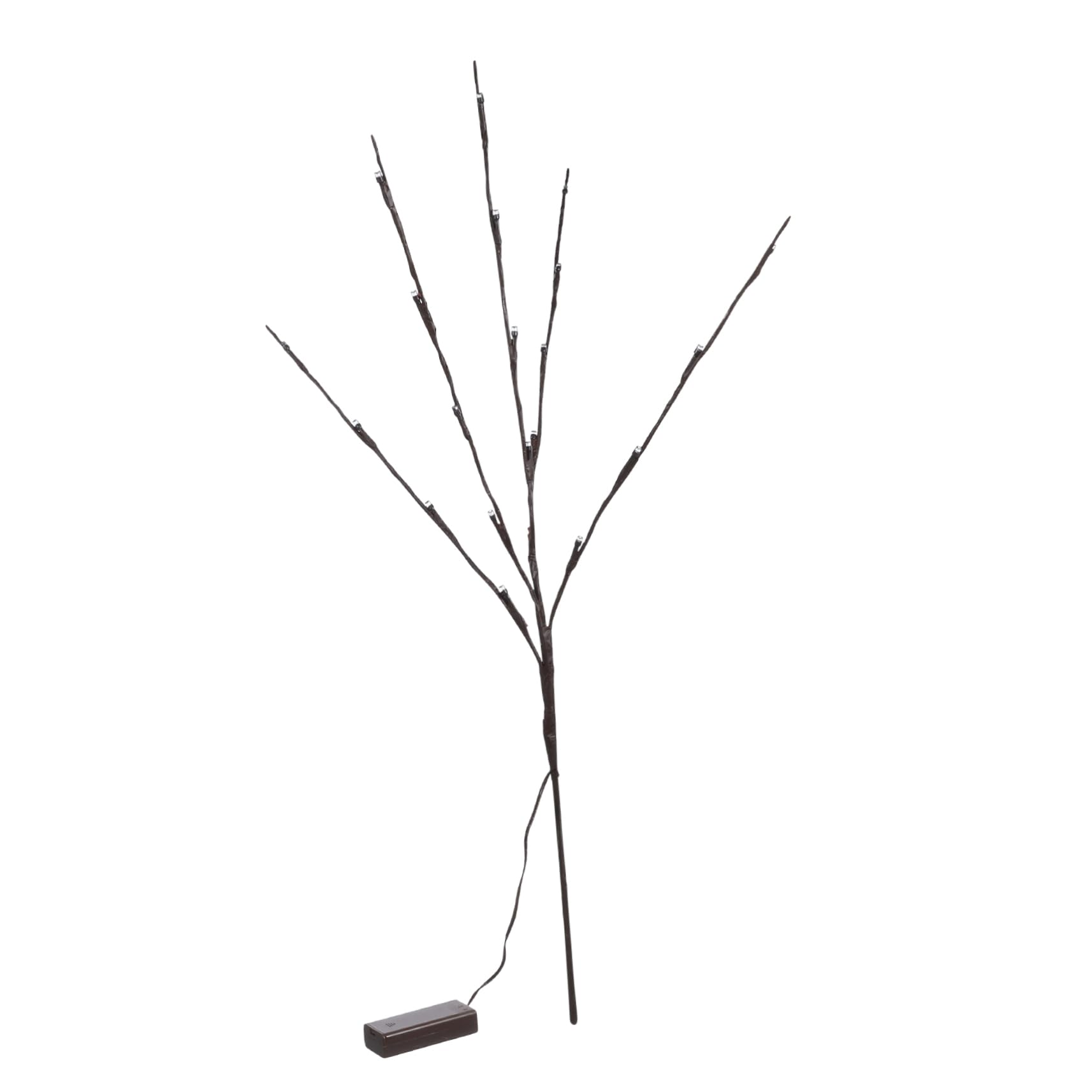 Amosfun 1pc LED Branch Tree Lights Warm Decorative Lamp for Home Head Design Battery Operated for Interior Decoration Festivals and Romantic Atmosphere