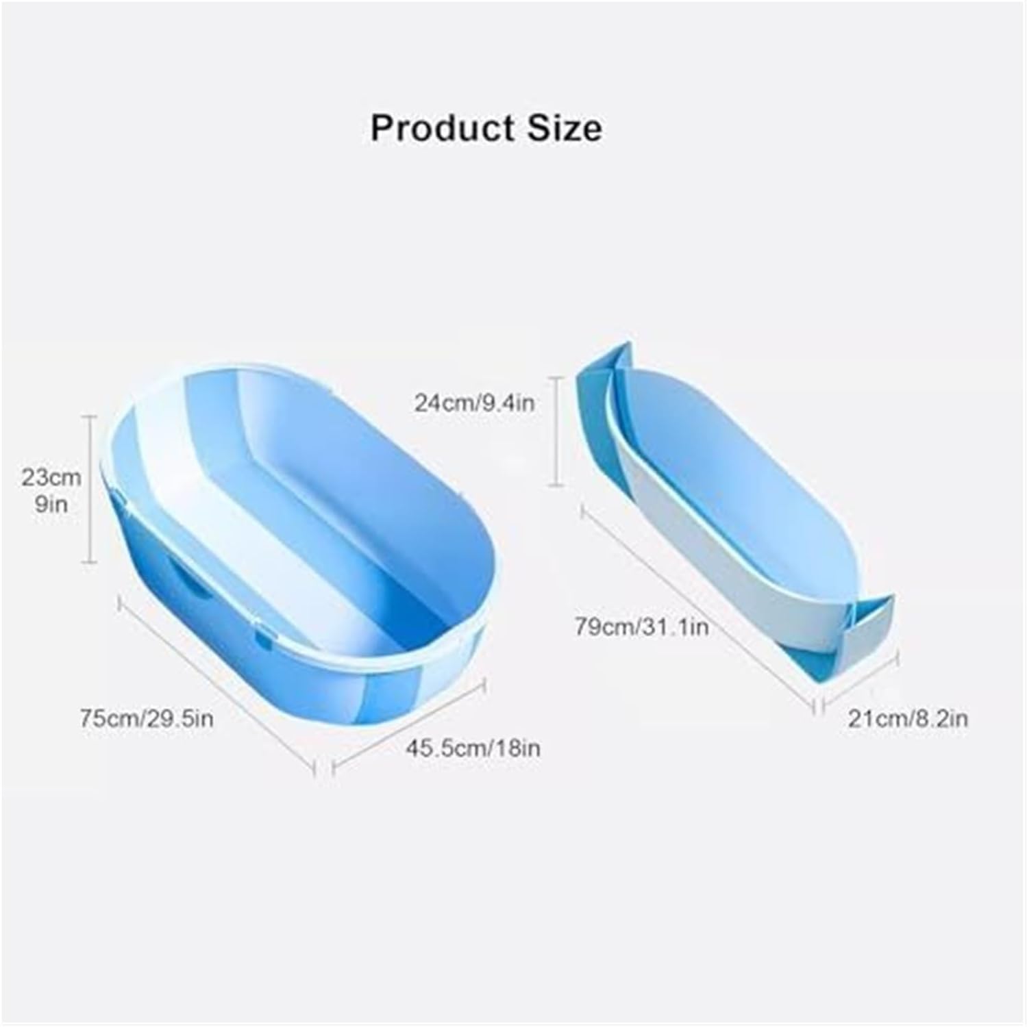 Foldable Dog Bathtub,Pet Washing Station, Pool, Swimming, Multi-Functional Collapsible, Bathing(Gray)