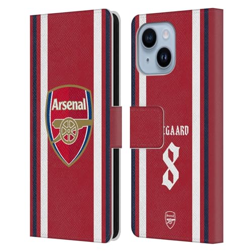 Arsenal FC Martin Ødegaard Étui Cuir iPhone 14 Plus anti-rayure et antichoc