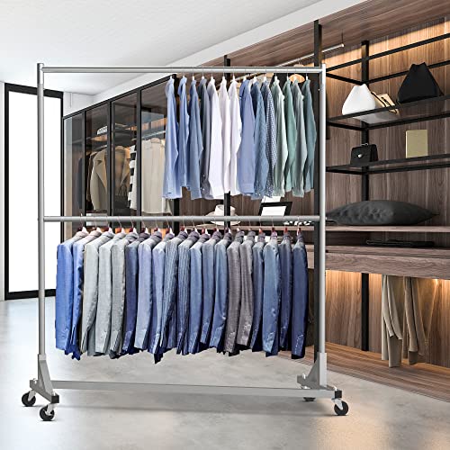 Simple Houseware BO-19D-G Commercial Z Base Double Rod Garment Rack thumb #8