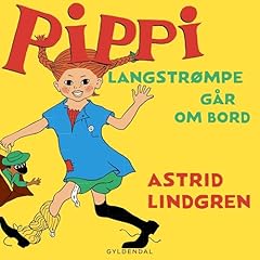 Diseño de la portada del título Pippi Langstr&oslash;mpe g&aring;r om bord