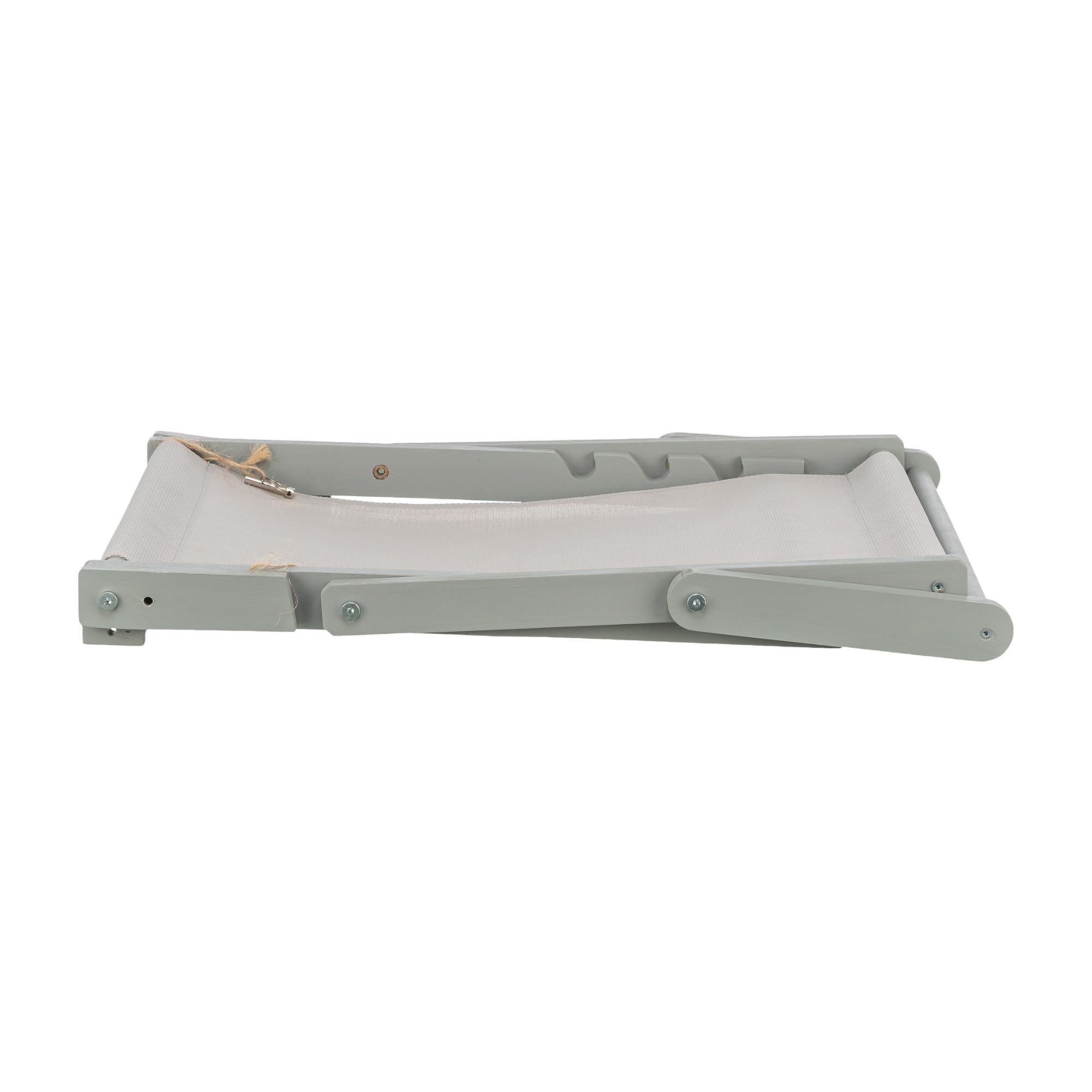 Trixie Strandstuhl – Liegeplatz für Hunde & Katzen – Verstellbar & klappbar – Strong Edition – grau – 33 × 37 × 51 cm