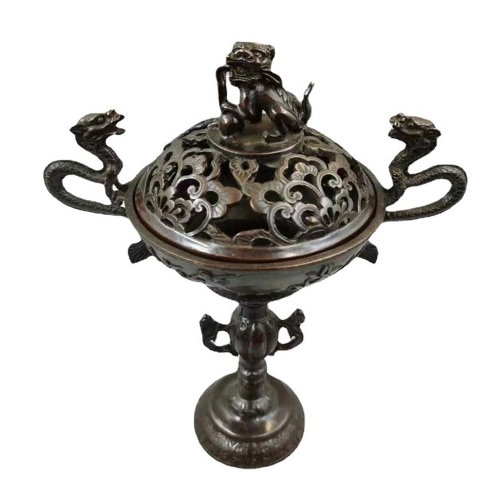 Incense Burner Incense Burner Decoration Home Antique Copper Meditation Room Accessories Waterfall Incense Burne