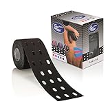 curetape kopen winkel El patrón patentado de agujeros alternos a lo largo de la cinta permite un estiramiento bidireccional y presión tridimensional sobre la piel y la fascia.
