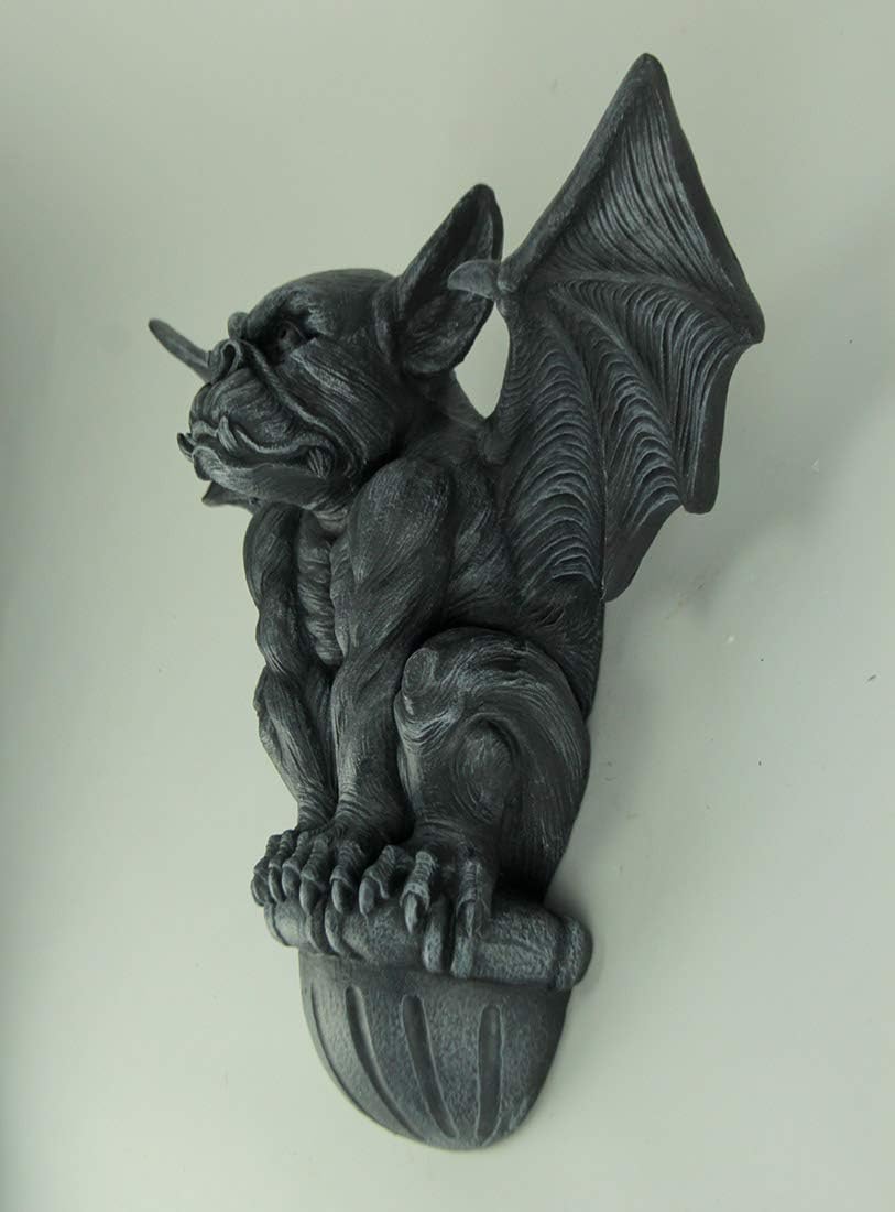 DWK 20" Castle Guardian Gothic Gargoyle Statue Architectural Medieval Wall Hanging Home Decor