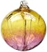 Kitras Witch Ball, Gold/Cranberry