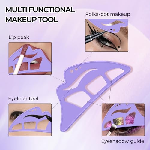 Set de 3 plantillas para delineador de ojos reutilizable miniatura 4
