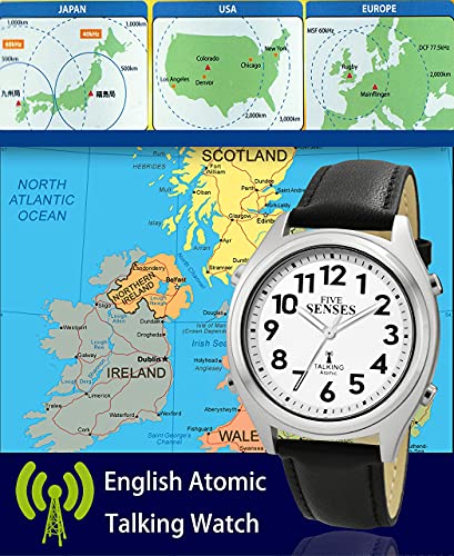 Atomic English Talking Watch For Seniors With Louder Alarm Clock Visually Impaired By Five Senses 1099 #TOP3