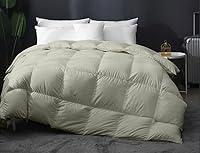 Vista 7 de Baffle Box - Edredón alternativo de plumón para todas las estaciones, tamaño matrimonial/queen, plisado, relleno de edredón alternativo con pestañas