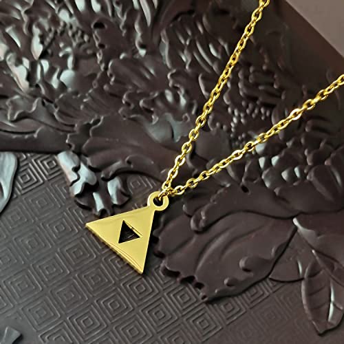 The Legend Of Zelda Necklace Zelda Symbol Necklace Cosplay Jewelry For Fans Teen Boy Girl Gift (Gold) #TOP1