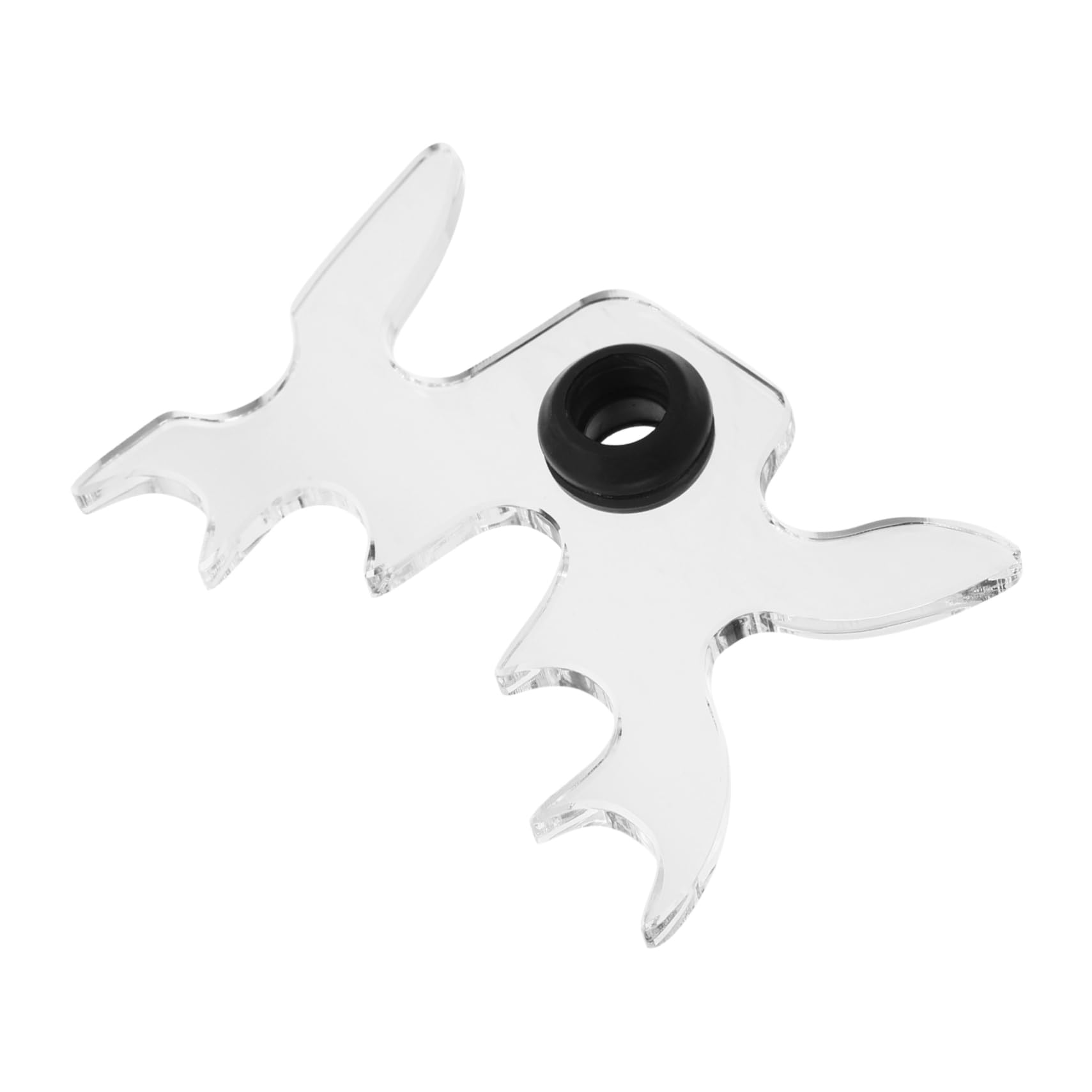 Mipcase Reusable Acrylic Pool Stick Bridge Transparent Billiard Holder for Snooker Pool Cues Firm Support Compact Design for Easy Travel Protection Modern Aesthetic