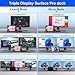 2025 New Microsoft Surface Dock Triple Displays Dual HDMI+VGA with Power Adapter, 12 in 1 Surface Docking Station for Surface Pro 11/10/9/8/X/7/6/5/4/3,Surface Laptop 7/6/5/4/3/2/1,Surface Book Go