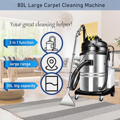 Intsupermai SU0 80L Carpet Cleaner Upright Carpet Cleaner Commercial Carpet Extractor Upholstery Cleaner 3 In 1 Multi-Purpose Floor Deep Cleaner thumb #1