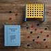 Connect Four Vintage Bookshelf Edition - 4 in a Row Game by WS Game Company, Fabric-Wrapped Book Box Display, Classic Strategy Tabletop Games for 2 Players, Ages 6+