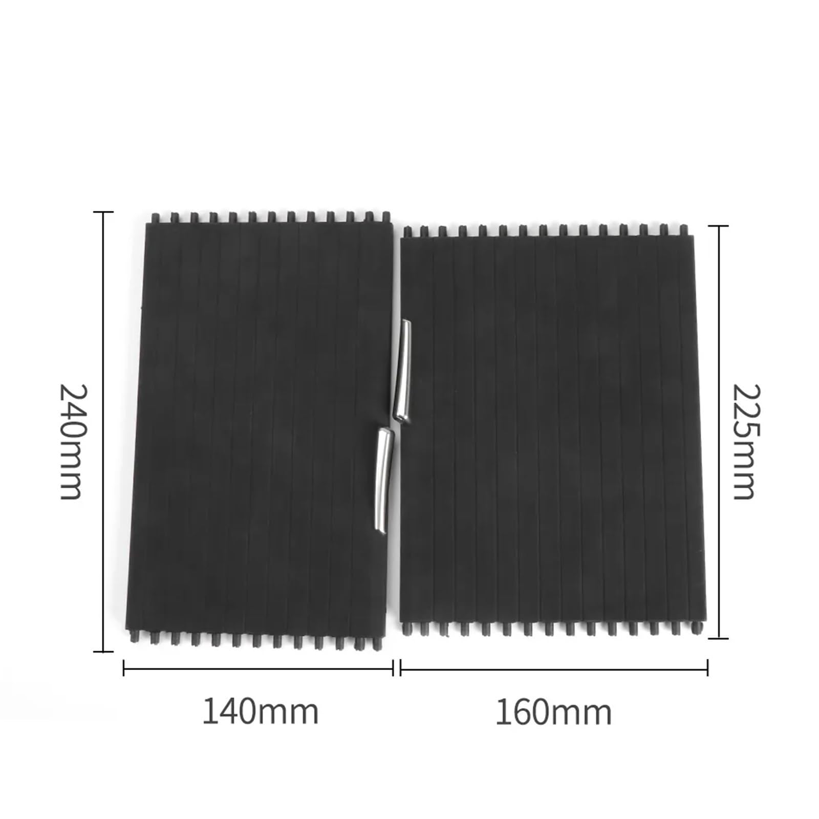 Couvercle Store Roulant Pour Porte-gobelet BMW Série 3 E46 - Référence 51167038333 - Noir ABS - Cache Objet, Rangement Discret