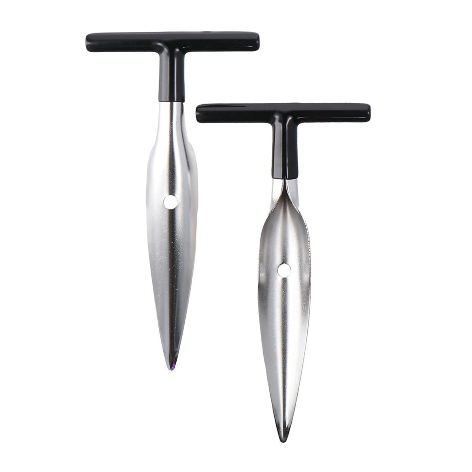 Couponhub 2 Pcs Coconut Opener Set, Stainless Steel, Silver, Durable & Easy to Use