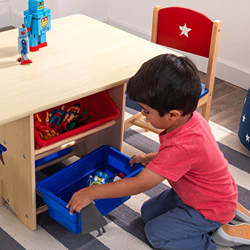 Kidkraft 26912 Wooden Star Table & Chair Set With 4 Storage Bins, Children'S Furniture thumb #9