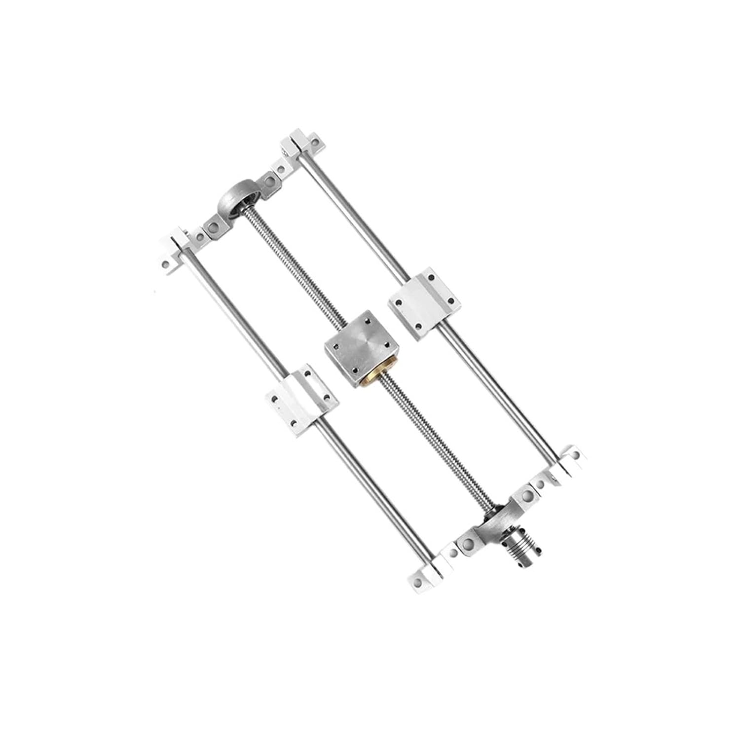 Ball Screw, Linear Motion Ball Screw T8 Lead Screw Set Lead 2mm 200mm- 600mm 3D Printer Parts KP08 Linear Rail Shaft Linear Bearing Block SC8UU SK8(550mm)