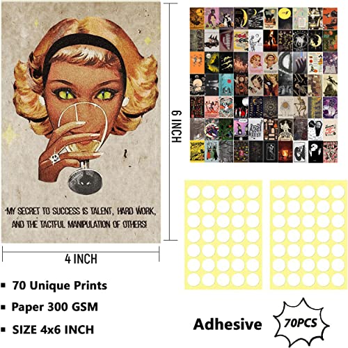 Pwlsmomo Witch Aesthetic Wall Collage Kit, Witch Room Decor, 70 Set 4X6 Inch Cute Poster Set For Wall Decor Aesthetic? Witchy Things, Witchy Gifts #TOP5