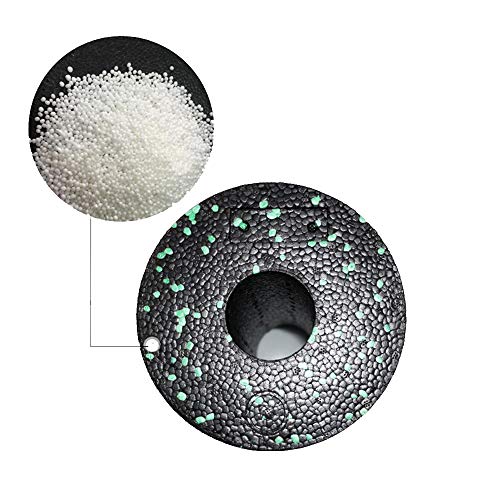 Rolo de espuma XWU, rolo de ioga portátil para massagem muscular, alongamento de suporte para massag