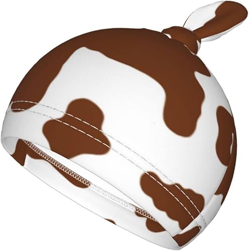 Miniatura 5 de Mantas para envolver recién nacidos con estampado de vaca marrón con sombrero, manta de recepción para recién nacido para niño y niña, saco de