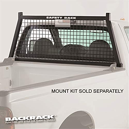 RealTruck BACKRACK Half Safety Rack Frame Only | Black, No