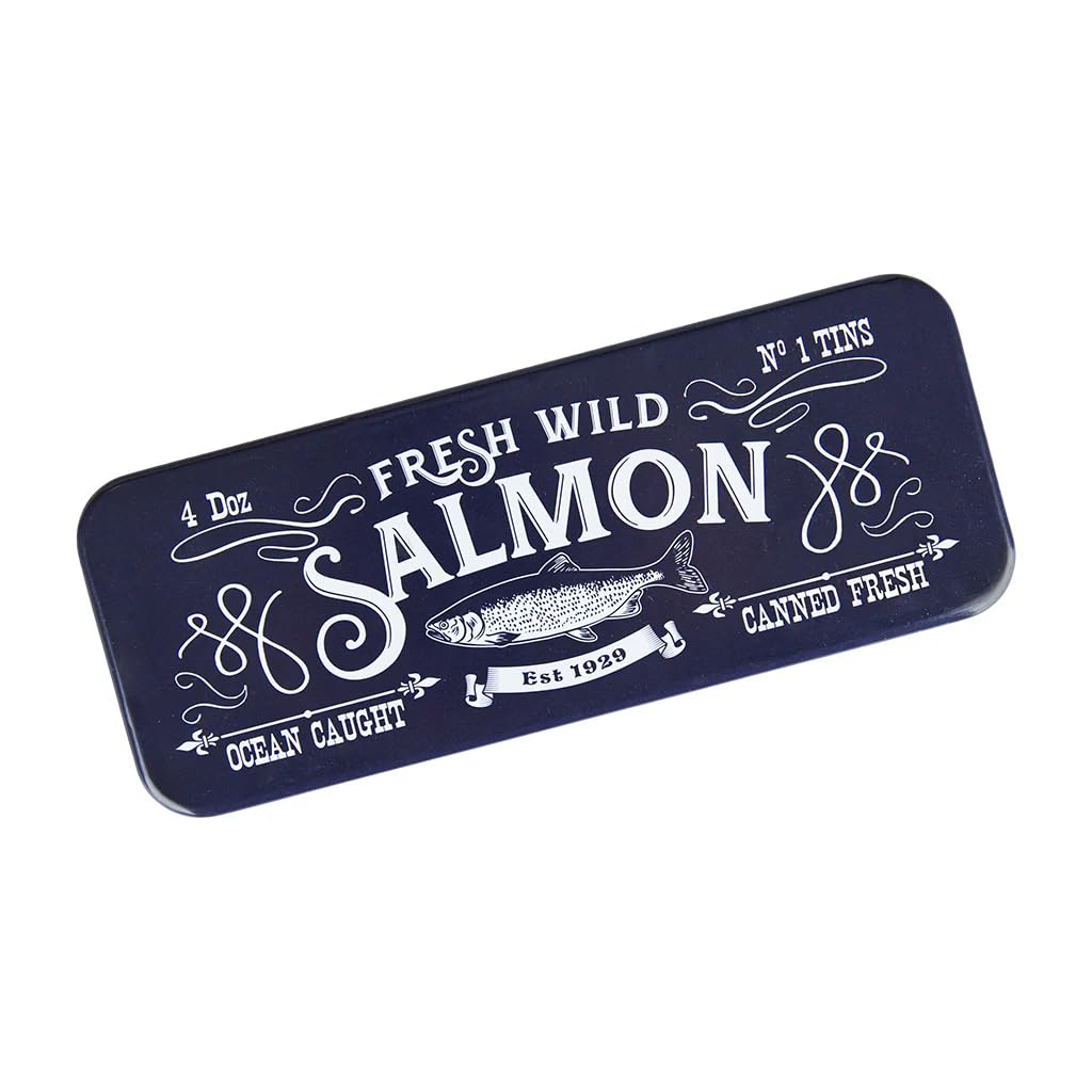 Balvi Sacacorchos Wild Salmon Abrebotellas y Herramienta multifunción con Caja metálica Acero/Madera