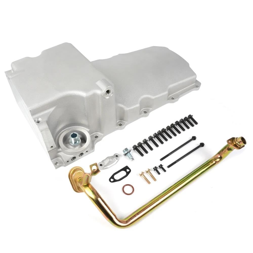 Engine Oil Pan 302-1 Aluminum LS Swap Retrofit Low Profile Oil Pan Kit For GM LS1 LS6 LS2 LS3 LSX Engines 1955-1987 LCA019