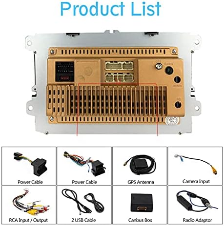 GOFORJUMP 2 Din Android 9"GPS Navigation Car Stereo Radio Media Player for Bora Golf VW Polo Volkswagen Passat B6 B7 Touran