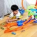 Hot Wheels Toy Car Track Set, Stunt Track Mid-Air Crash with 1:64 Scale Die-Cast Toy Car, Motorized Booster for Non-Stop Stunting & Racing