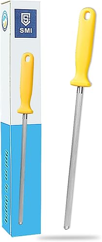 SMI - Afilador de cuchillos de cocina de acero Solingen Alemania de 9 pulgadas para afilar cuchillos de cocina