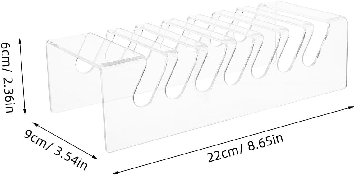 Acrylic Phone Display Holder with 7 Slots for Desks and Classrooms image 2