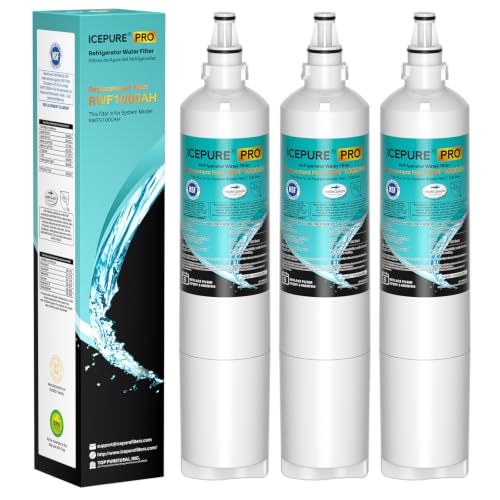 Image of ICEPURE PRO NSF/ANSI 401 Lt600p Replacement for LG 5231JA2006A KENMORE 9990, 5231JA2006B, KENMORECLEAR 46-9990, 5231JA2006A-S, WFC2001, LSC27931ST, FML-2,RWF1000A Refrigerator Water Filter 3PACK