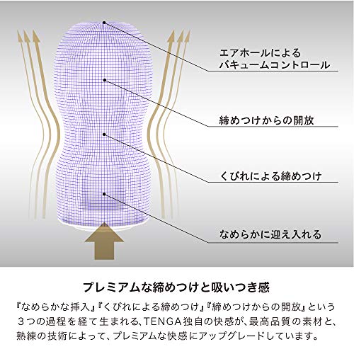 TENGA テンガ PREMIUM オリジナルバキューム・カップ セット ゴールド;ブルー 25本 - 画像4