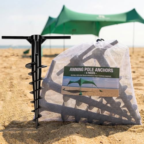 Frienda Beach Umbrella Sand Anchors (4 Pack)