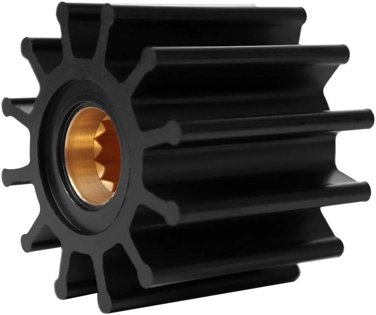 Compatible with Jabsco 13554 0001 Johnson 09-812b CEF 500124 Yanmar 119773 42600 JMP 7136 Full Power Plus Marine Impeller Spare Parts