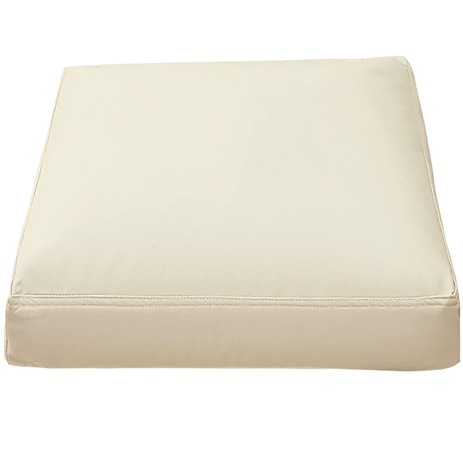 Sitzkissen Outdoor Wetterfest Stuhlkissen 40x40 45x45 50x50 Rund Quadratisch Dicke 12/14/16 cm Stuhlauflage Sitzauflagen für Esstühle Gartenmöbel Gartenstuhl(Beige Square,45x45x14cm)