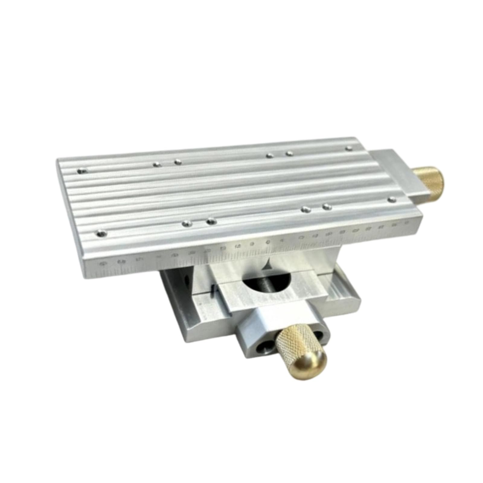 Harilla Manuelle Linearschiene Kreuzschlitten Schiebetisch Positioniertisch mit Aluminiumlegierung Plan Gefräster Oberfläche Und Mehrlochbefestigung Präzise