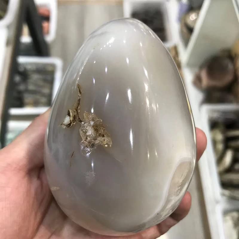 クリスタル 水晶 縁起物 水晶 卵型クリスタル置物 自然風景 クリスタル