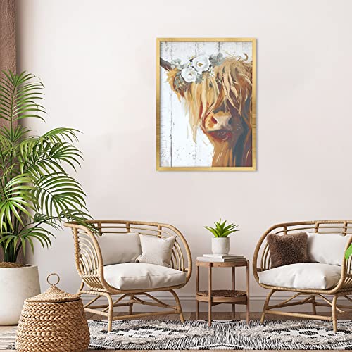 Sound Absorbing Wall Art: Highland Cow Art Acoustic Panels Soundproof Wall Panels, Acoustic Wall Art, Sound Proof Padding For Recording Studio Acoustical Treatments #TOP3