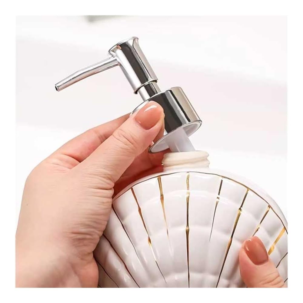 Seifenspender, Keramikseifenspender Badezimmer mit Pumpe Handseifenspender Seifenspender für die Küche zur Abgabe von Waschmittel Handseife
