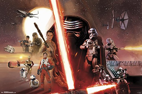 Star Wars The Force Awakens - Group Poster 34 x 22in